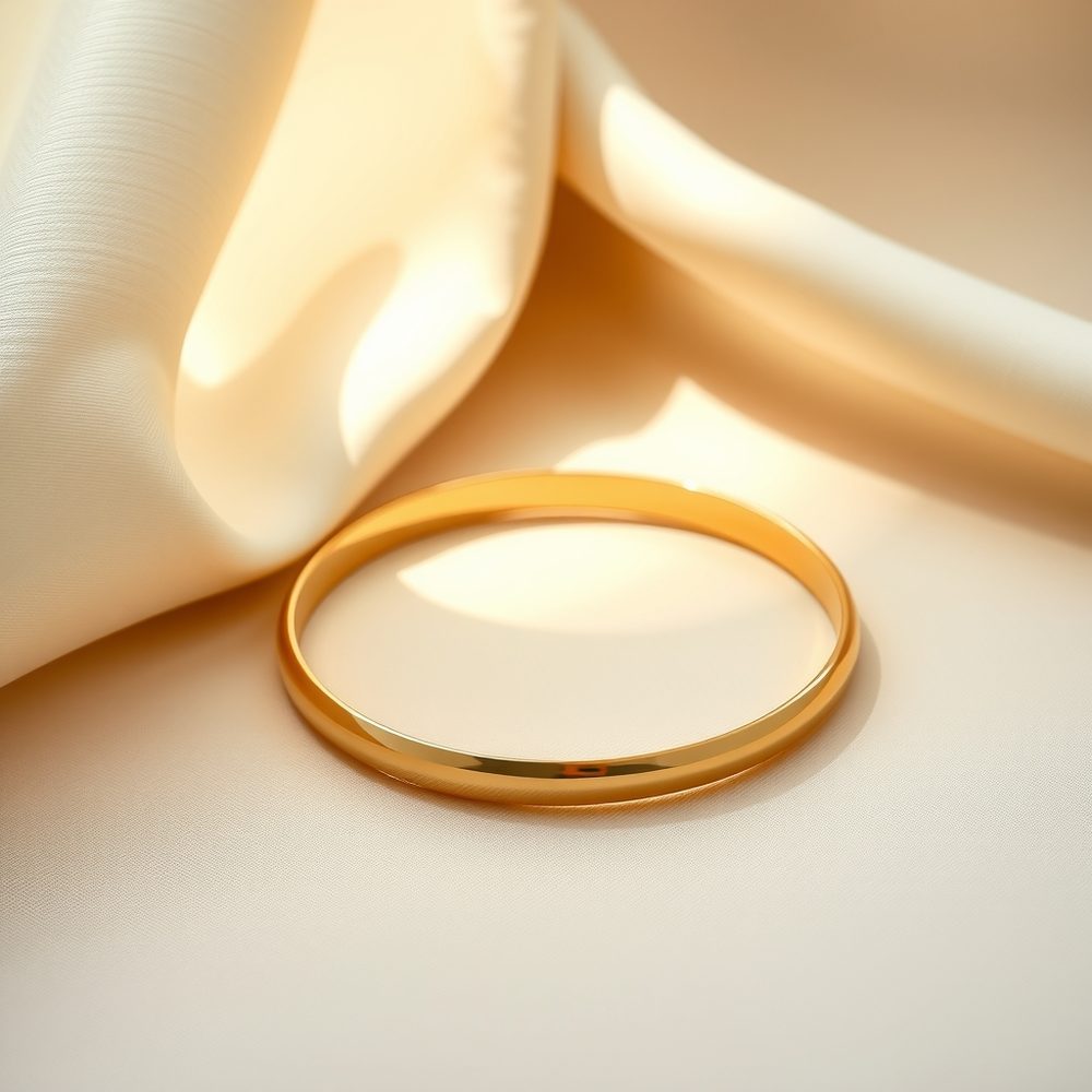 Bracelet Jonc Aurore — Laiton plaqué or 18 carats