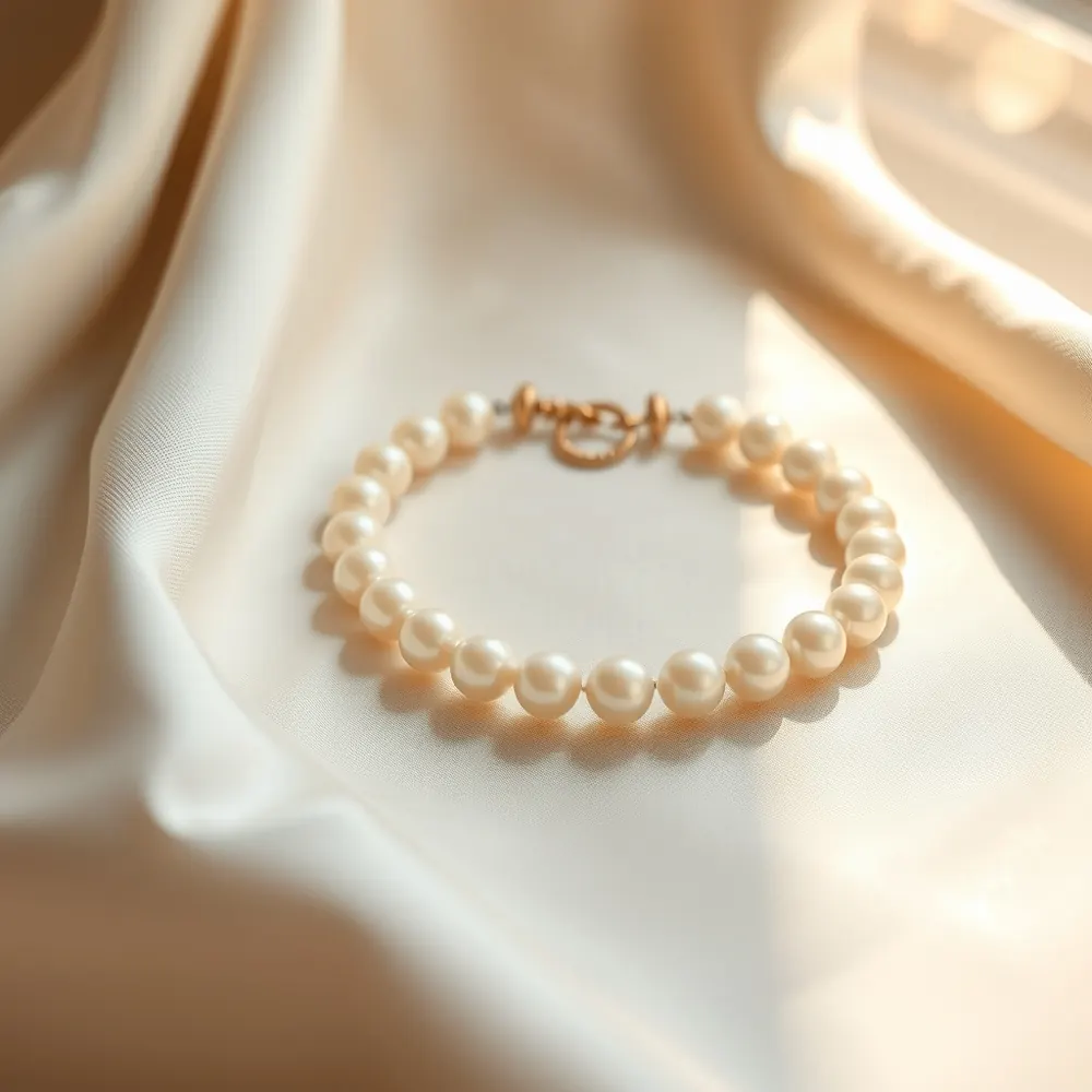 Perles d'Eau Douce — MiMZEI, bracelet perles d'eau douce véritables